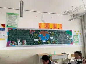 福海县初级中学开展爱护环境,共建美丽福海主题黑板报活动