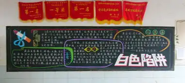 关于禁毒的黑板报
