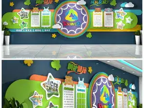 清新可爱通用幼儿园文化墙设计图片效果图下载学前教育图大全编号19071082