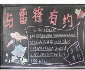 学雷锋黑板报雷锋精神与爱心