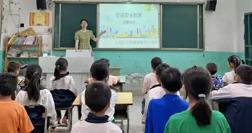 达川区石桥镇香隆中心学校开展交通安全主题教育活动