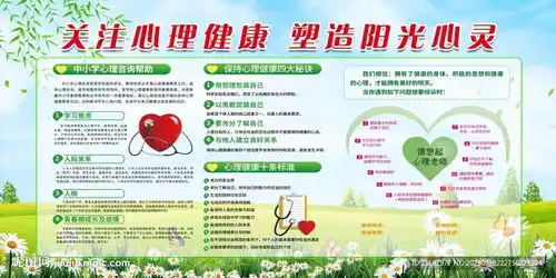 保健知识黑板报心理健康