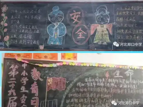 衡水市郑口中学以板报和班会方式进行安全教育宣传