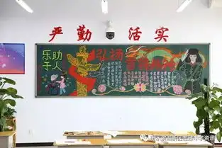 志花样少年,学雷锋板报