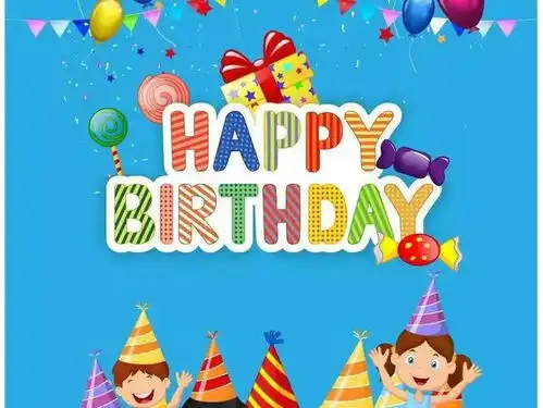 生日黑板报幼儿园可爱张