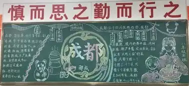 三元文化之禁毒普通话天府文化9月主题黑板报评比活动