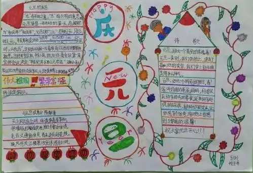 这份史上最全元旦手抄报,孩子一定用得上爸妈快收好