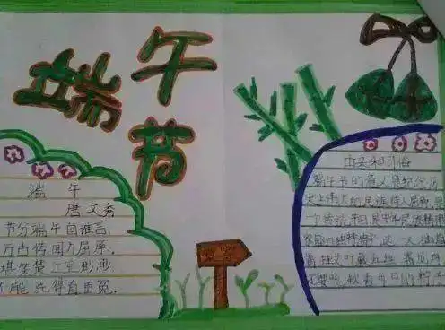 端午节手抄报范文经典好句汇总,值得收藏老师转给家长