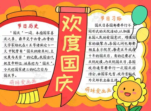 含内容文字的国庆节手抄报及简笔画合集,简单又好看,可收藏备用