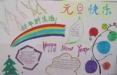 一篇就够2021元旦手抄报来了模板好词好句好段元旦须知快为孩子收藏