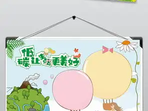 简约低碳让生活更美好环保手抄报小报图片素材cdr模板下载6.21mb保护环境手抄报大全环保手抄报