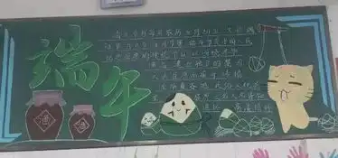 黑板报创文内容端午节