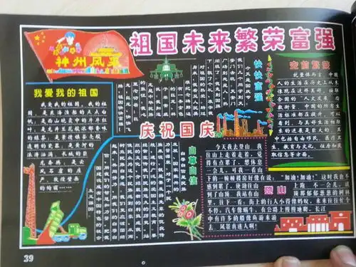 怎样做好小学生庆国庆手抄报