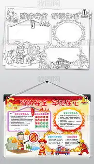消防安全小报防火灾手抄报校园安全电子小报图片模板worddoc设计图下载消防安全手抄报大全编号19174780