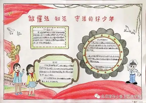 小香玉艺术学校校园资讯宪法宣传日法治进校园