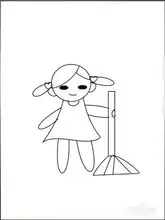 画五一劳动节简笔画步骤