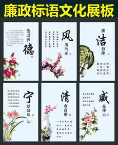廉政标语展板设计图片cdr素材下载党建展板大全党政军队类展板编号13774672