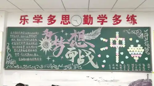 砥砺前行,再创辉煌第三期主题黑板报