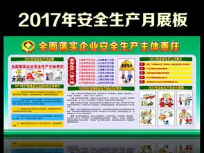 2017安全生产月主题展板设计图片psd素材下载安全生产月展板大全企业医院学校类展板编号16458171