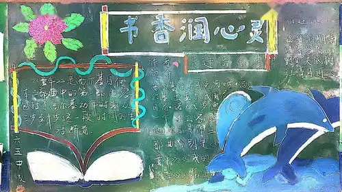 书香润心灵,阅读促成长上海市莘城学校读书节黑板报展示