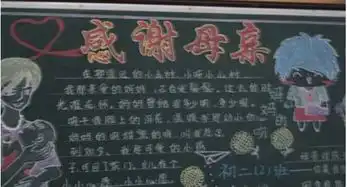 母亲节黑板报母亲节趣事