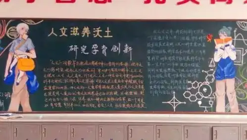 这些00后画的黑板报,让平淡的高中教室牛逼闪闪